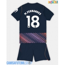 Camisa de time de futebol Tottenham Hotspur Mateus Fernandes #18 Replicas 2º Equipamento Infantil 2026-27 Manga Curta (+ Calças curtas)